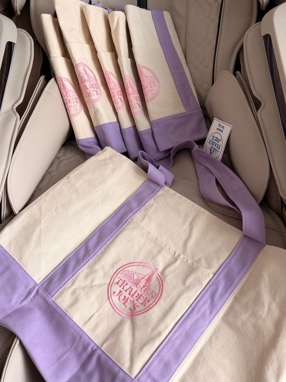 Brand New Trader Joe’s Canvass Large Tote (Price per Piece) - Picture 4 of 4
